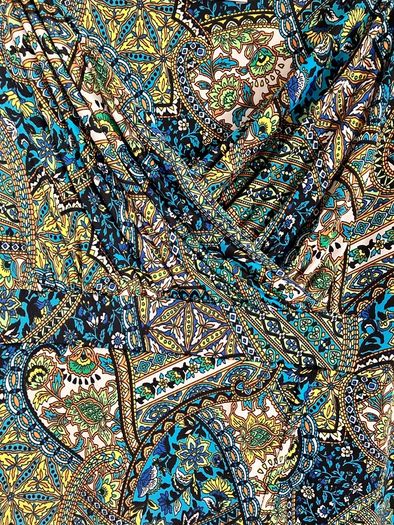 Green&Blue Dress by Zapara, Pamela Scott