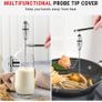 Digital Meat Thermometer, Instant Read Thermometer for Air Fryers Cooking, 13.5cm Temperature Probe with Tip Cover, Auto-Off and Non-Slip Ring, Ideal for Cooking BBQ Sugar Jam Kitchen (FREE POSTAGE) Image 4
