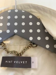 Mint velvet white jacket size medium