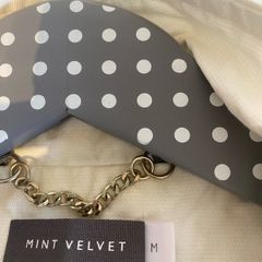 Mint velvet white jacket size medium