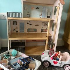 Wooden dolls house