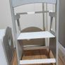 Dolls Wooden Highchair and Bed Image 2