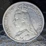 1891 United Kingdom 1 Silver Crown - Victoria 2nd portrait coin Image 8