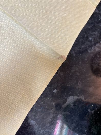 Two Vintage Yellow Traycloths/Mats
