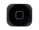 Black Home Button Key Replacement with self adhesive rubber for iPhone 5-#150022