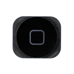 Black Home Button Key Replacement with self adhesive rubber for iPhone 5-#150022