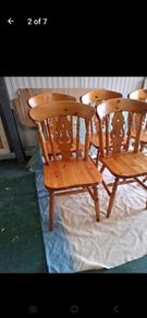 Solid Pine Kitchen Chairs