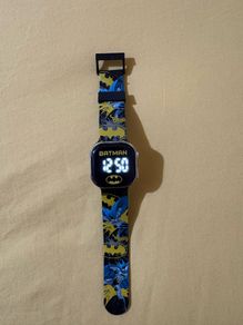 Batman printed LED watch