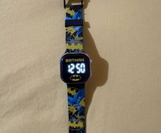 Batman printed LED watch