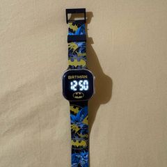 Batman printed LED watch