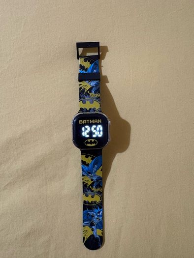 Batman printed LED watch