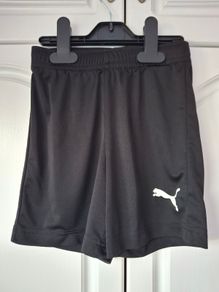 Black Puma kids shorts (5-6 years)