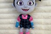Disney Junior Vampirina approx. 10" Plush Doll Her Head is a bit too loose Used Please see photos
