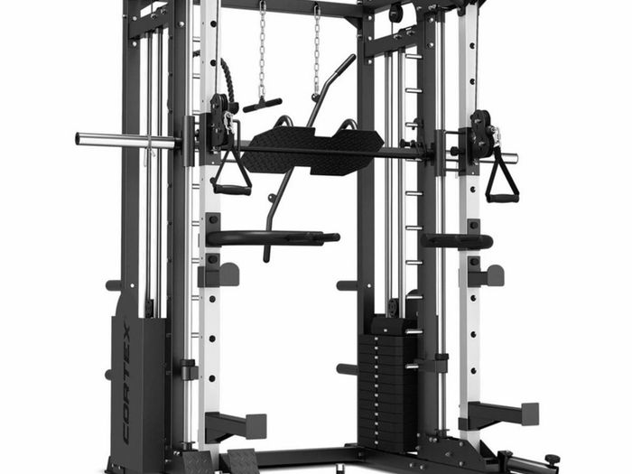 Multifunctional squat, smith and dual cable machine (new)