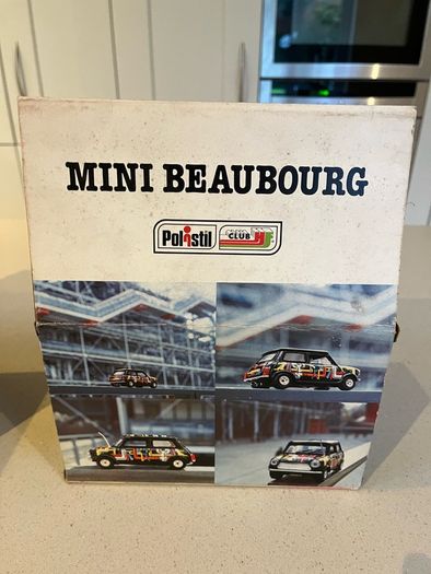 Mini Cooper Beaubourg 1/25 Year 1978 ultra rare Polistil