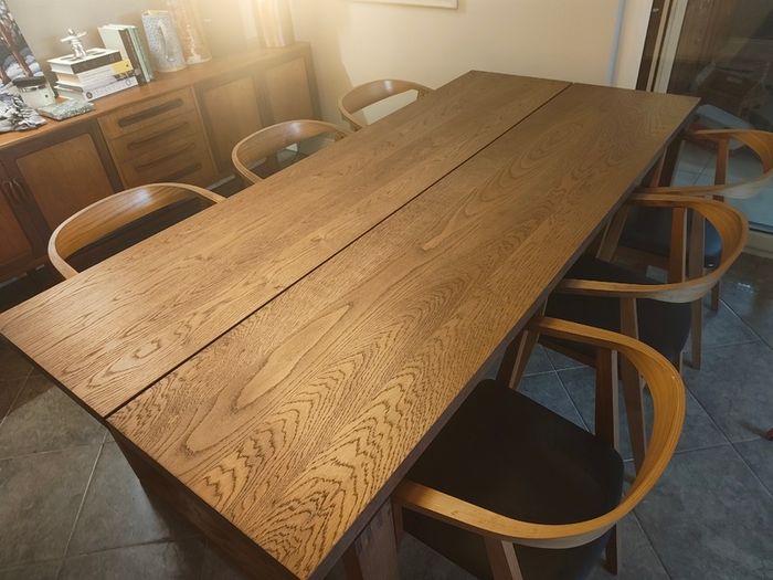 Dining Table and Chairs (MORBYLANGA and Stockholm)