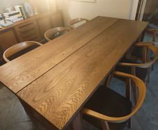 Dining Table and Chairs (MORBYLANGA and Stockholm)