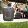 NEW SALE | Karaoke Machine with 2 Wireless Microphones, Portable Bluetooth Speaker with phone holder, 60w Speaker, Light Effects, Records Singing Image 5