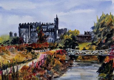 birr castle watercolour