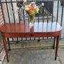 Antique Sheraton inlaid mahogany Console Table Image 3