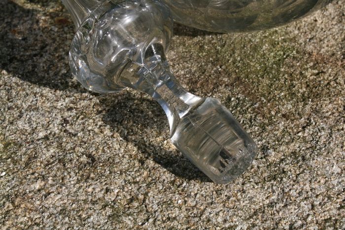 Vintage Cut Glass Carafe