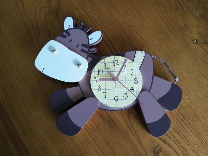 Wall clock for a child's room.