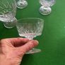 6 Crystal dessert bowls Image 2