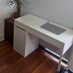 IKEA Desk + kneeling chair