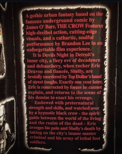 The Crow Talking Doll Spencer Gifts 2001