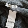Grey wool jacket like all saints Coat Size 10-12 Image 2
