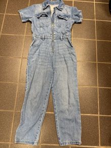 girls jeans jumpsuit