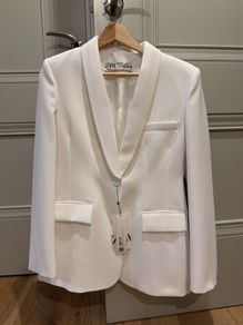White Zara Blazer