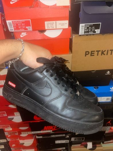 Nike Air Force 1 Low Supreme Black CU9225-001