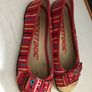 Pre-loved Rocket Dog Red Striped Shoes- Size 4 Image 2