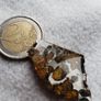 Meteorite Pallasite in epoxy resin Image 7