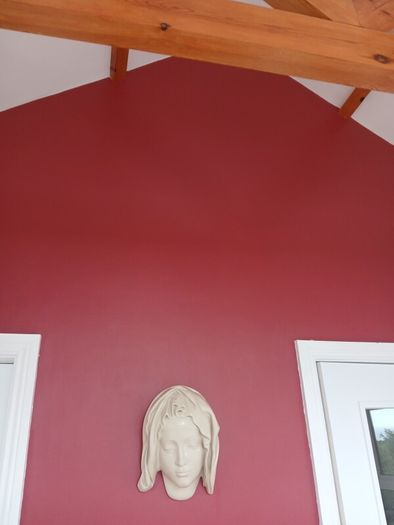 Antique wall religious sculpture