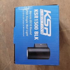 Ksr1500 black gu10 downlight x4