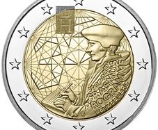 Luxembourg 2 Euro Commemorative Coin 2022 - Erasmus. Uncirculated.