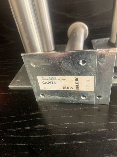 ikea capita stainless steel legs x 7