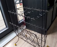 Vintage Metal Magazine Rack