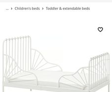 Extendable toddler bed