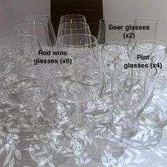 Glass Set (Pint, Beer, Wine)