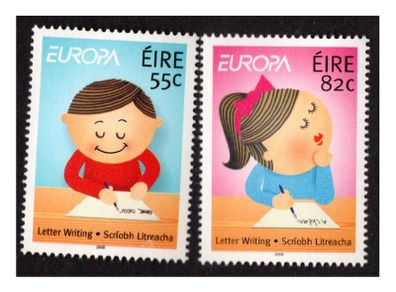 2008 Ireland Europa Letter Writing Commemorative Stamps Mint Never Hinged (MNH)