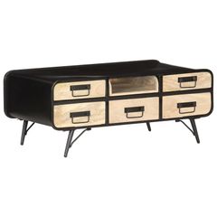 Coffee Table 100x50x40 cm Solid Mango Wood