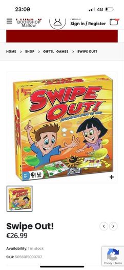 Brand New Unopened Swipe Out! Game