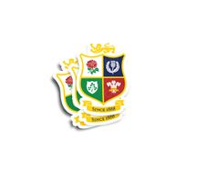 British and Irish Lions Old Crest Glossy Sticker 2-Pack