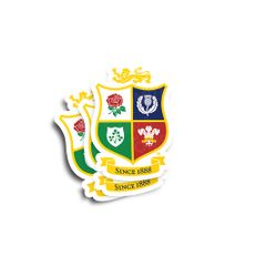 British and Irish Lions Old Crest Glossy Sticker 2-Pack