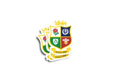 British and Irish Lions Old Crest Glossy Sticker 2-Pack