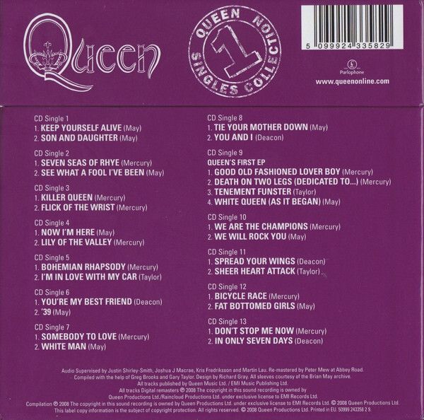 Queen - The Singles Collection 1 - 13 CD Box Set