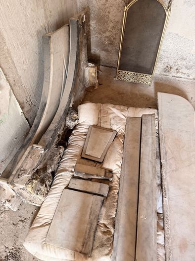 Marble Fireplace and insert